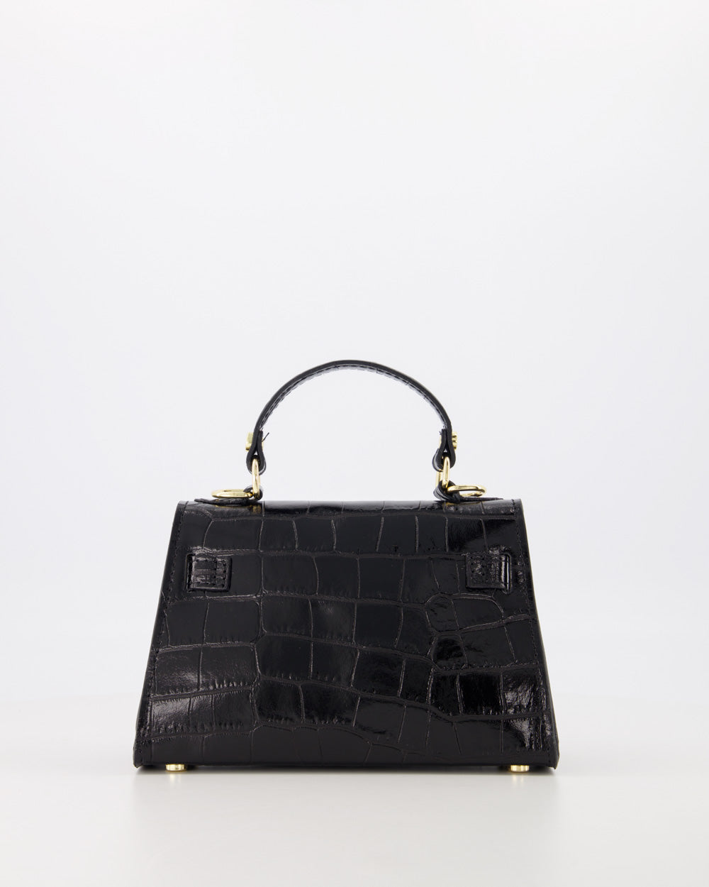 Grace Tas Zwart Croco