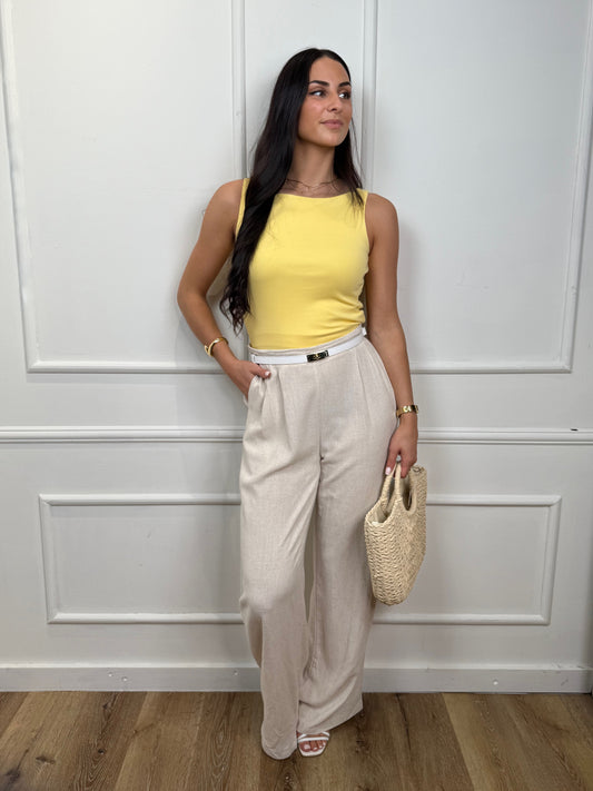 Laura Broek Beige