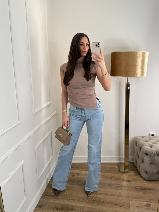 Lotty top taupe