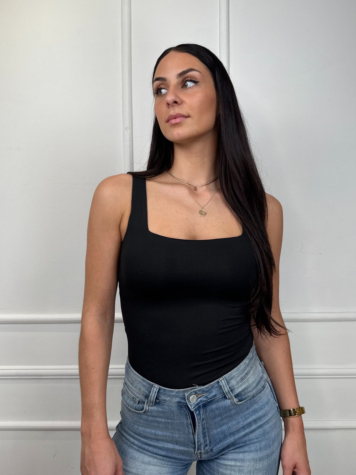 Kim Basic Top Zwart