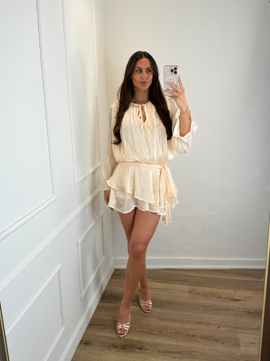 Silke Satijnset - Beige