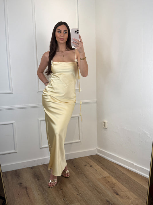 Vienna dress geel