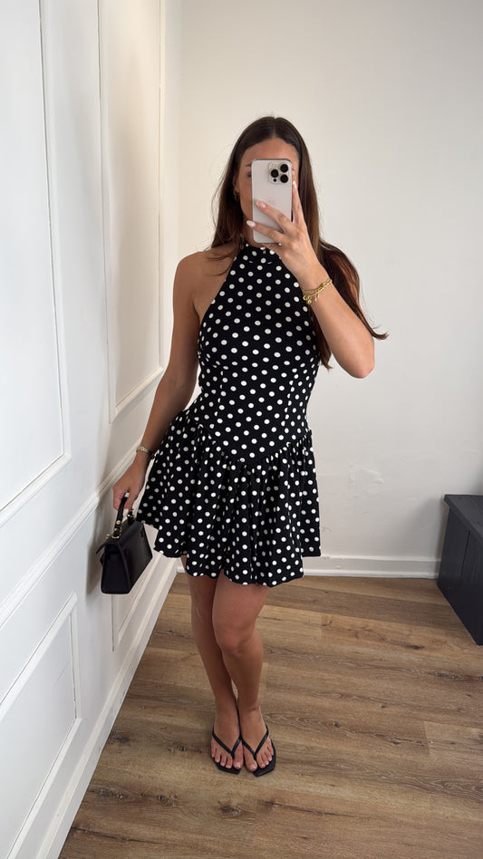 Mila Dot Jurk Zwart
