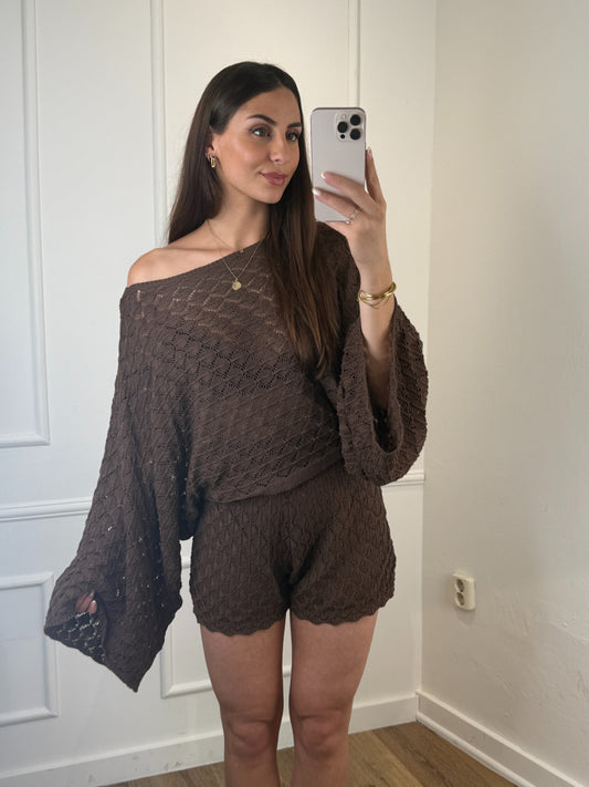 Ibiza Knit Set - bruin