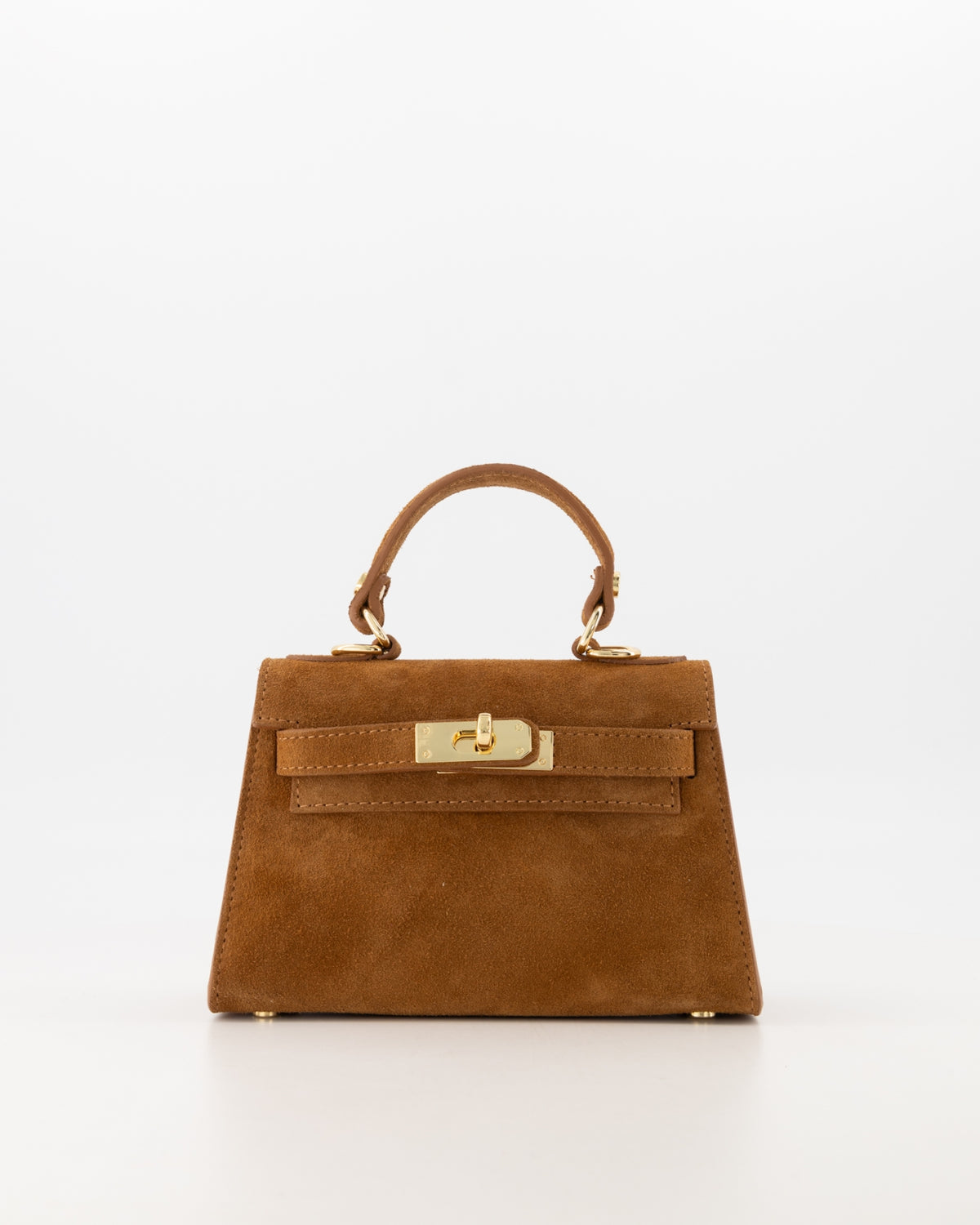 Grace Tas Cognac suede