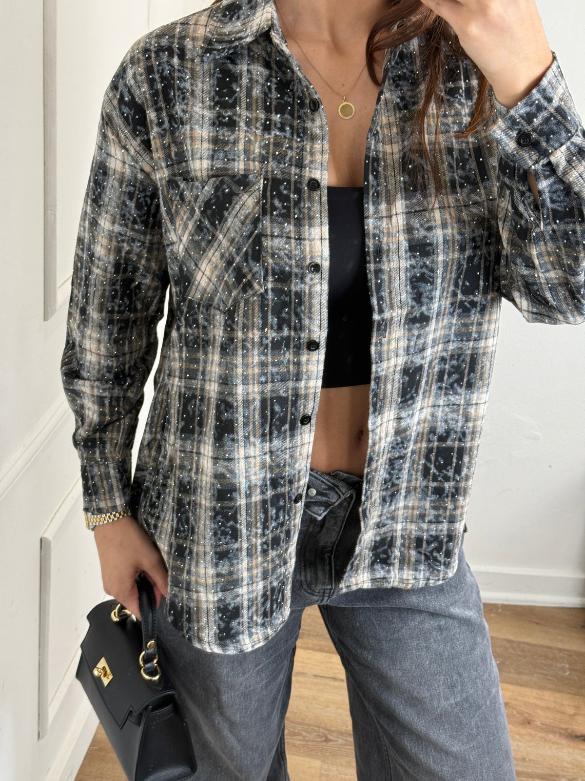 Avery Blouse Zwart