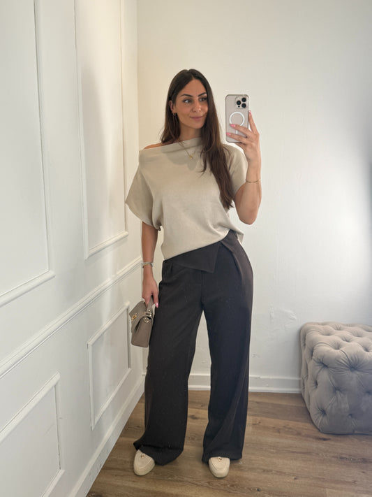 Isabella top taupe
