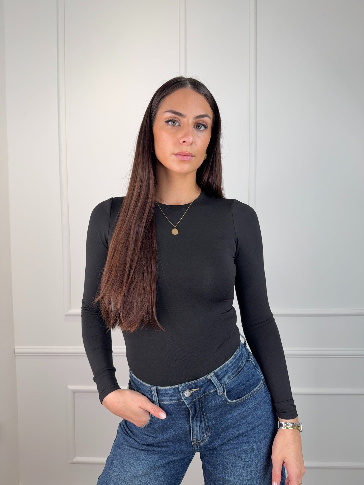 Kim Basic Body Zwart