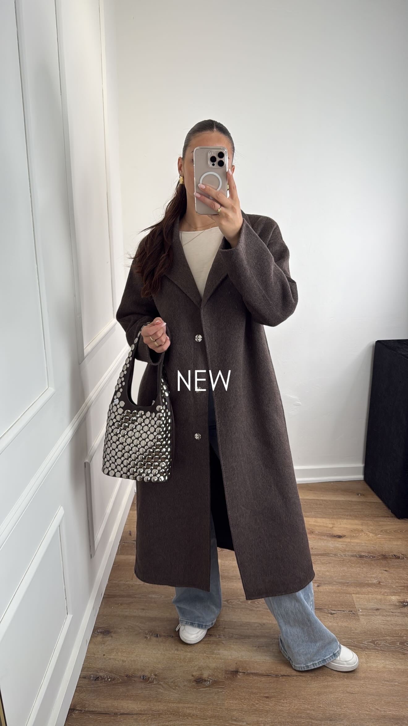 Anouk Luxe Jas Bruin