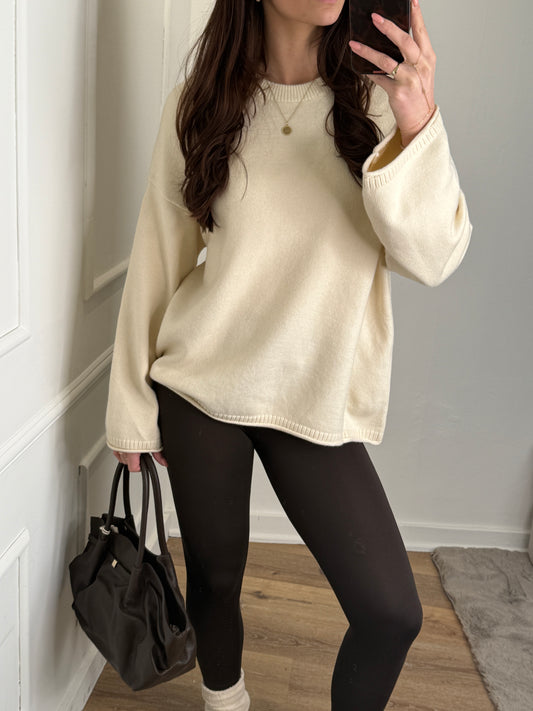 Luna knit trui - beige