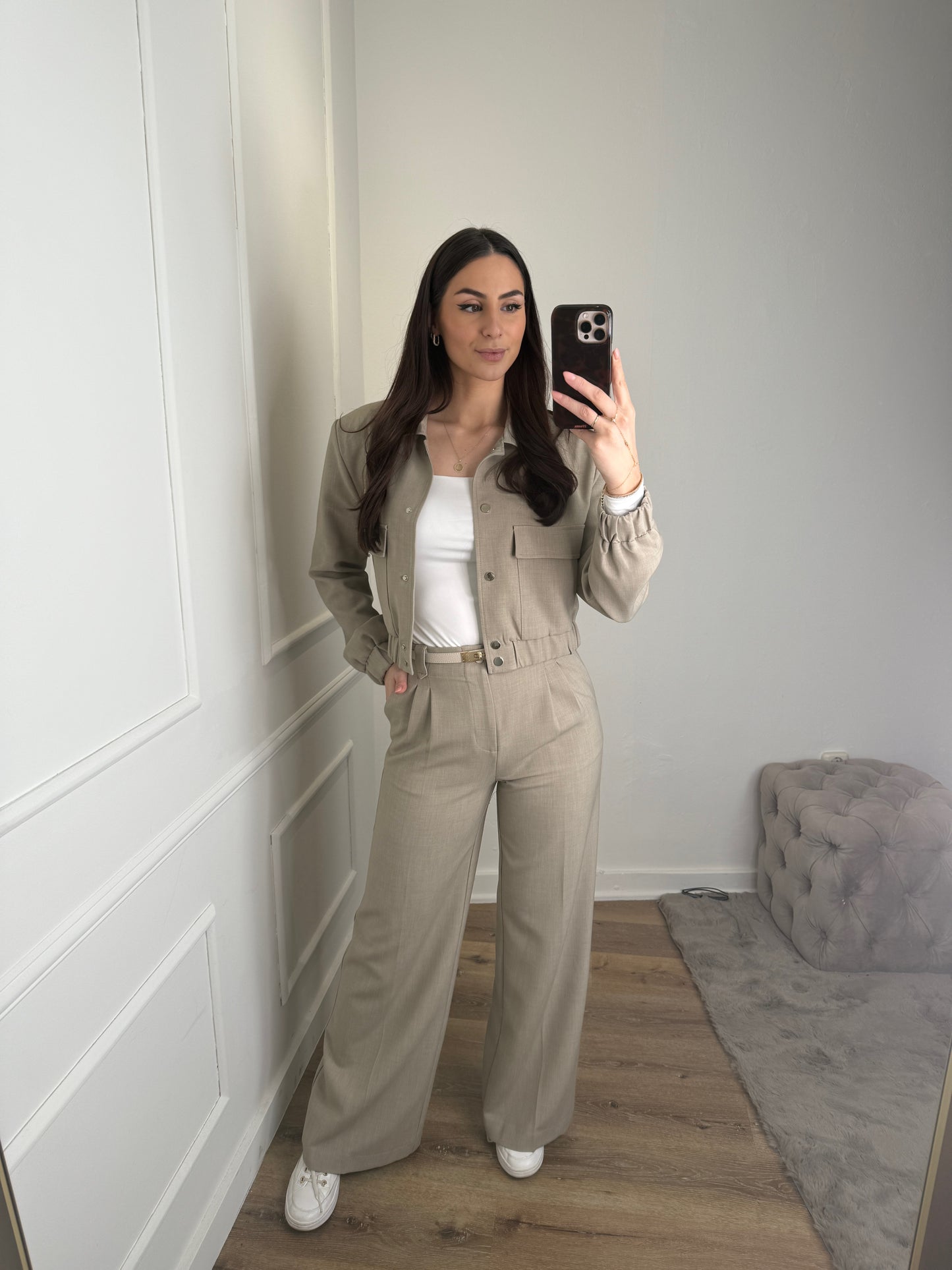 Dewi pantalon - taupe