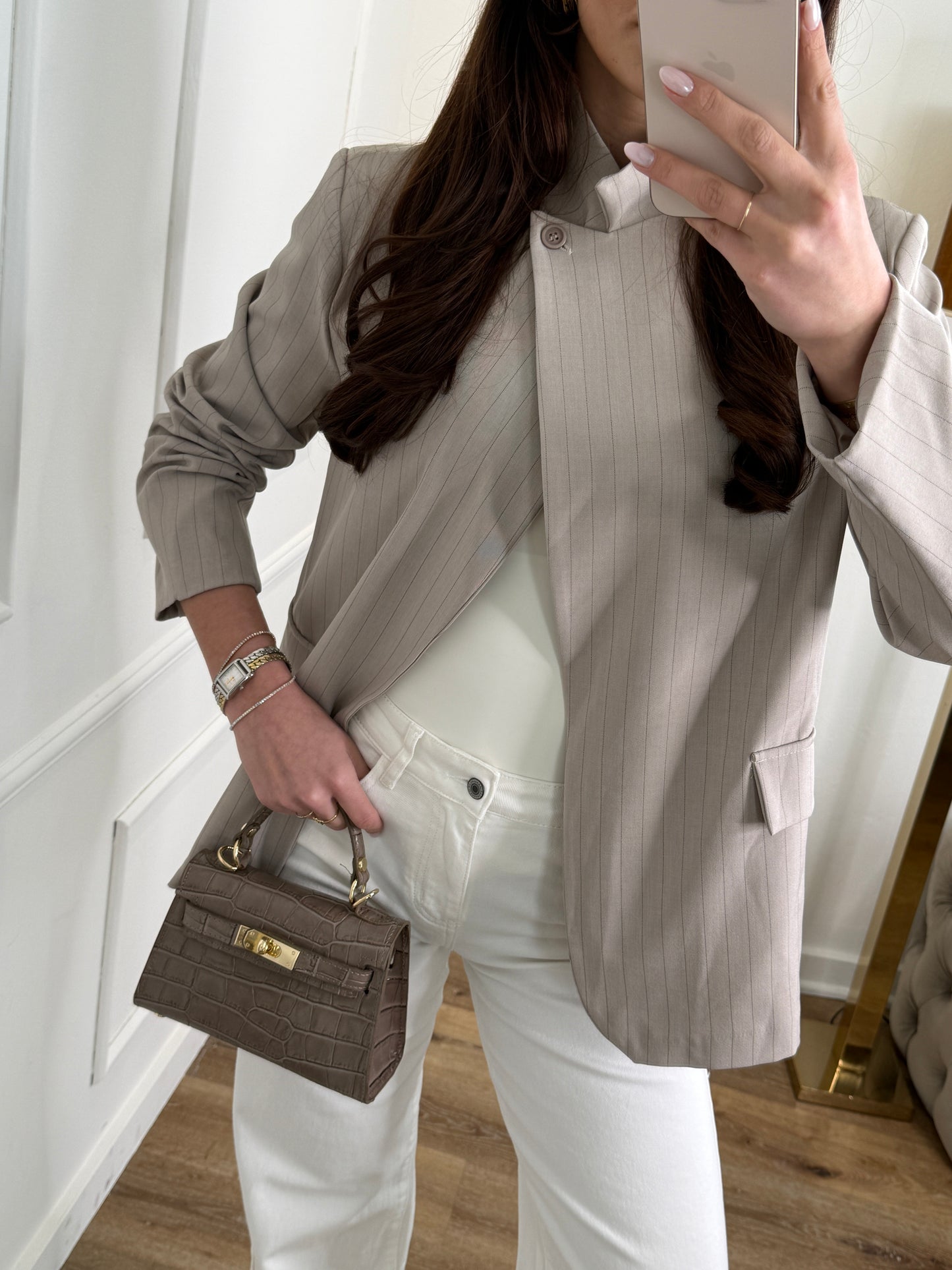 3 ways blazer - taupe