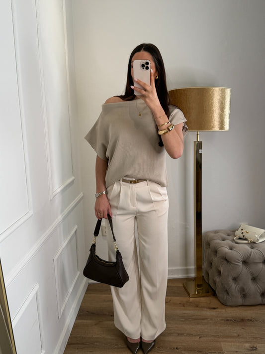 Beau pantalon beige