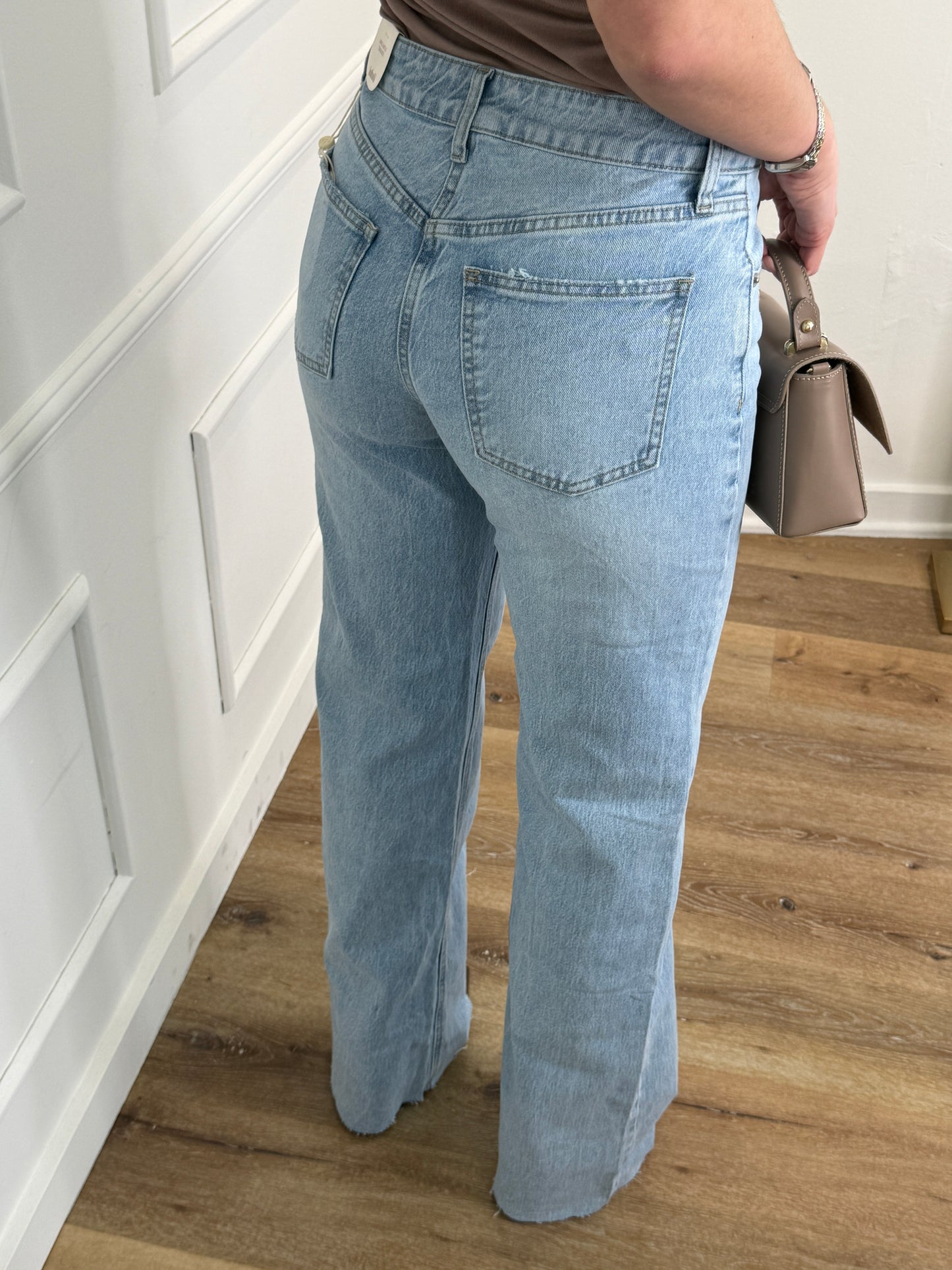 Iris extra long straight jeans