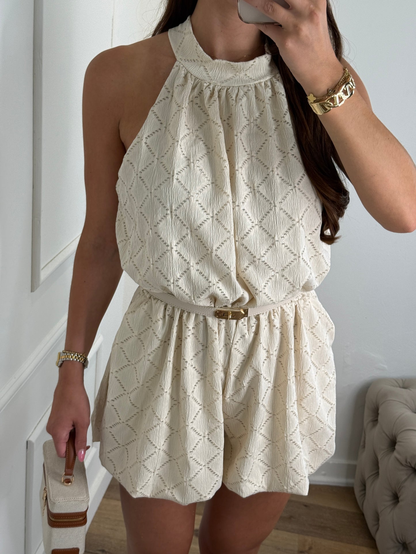Merel Playsuit Crème