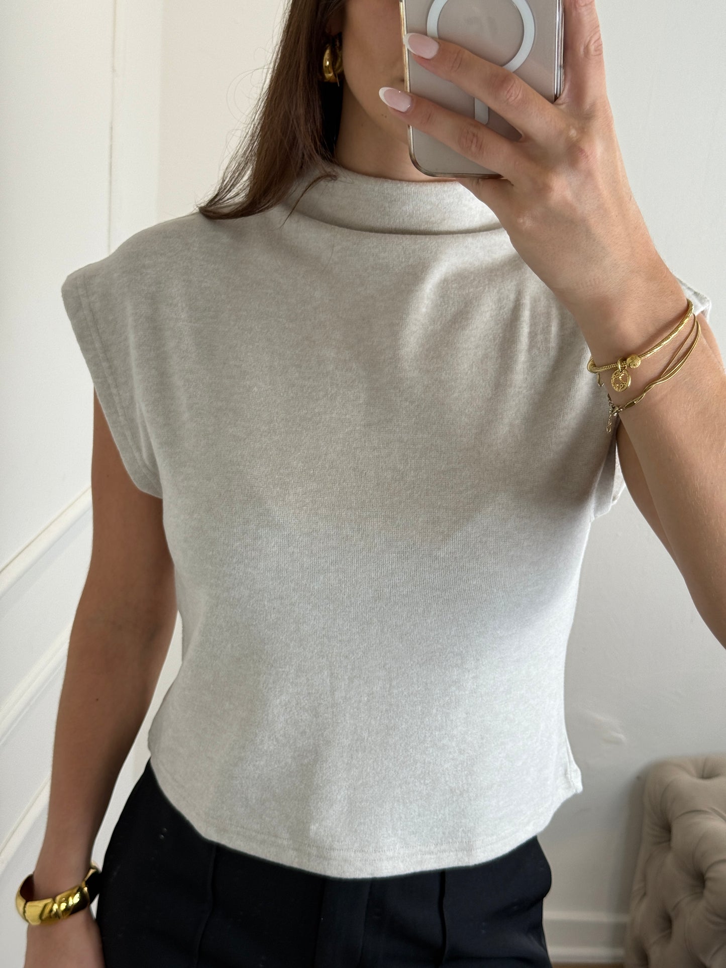 Cora top beige