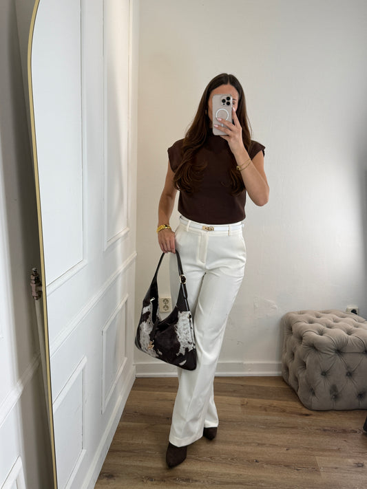Zoe Pantalon Extra lang wit