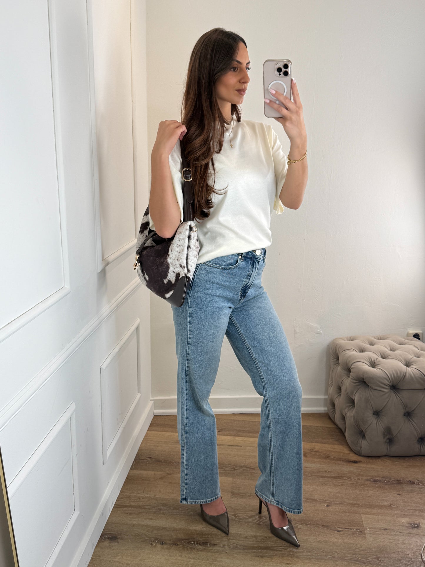 Millie top creme