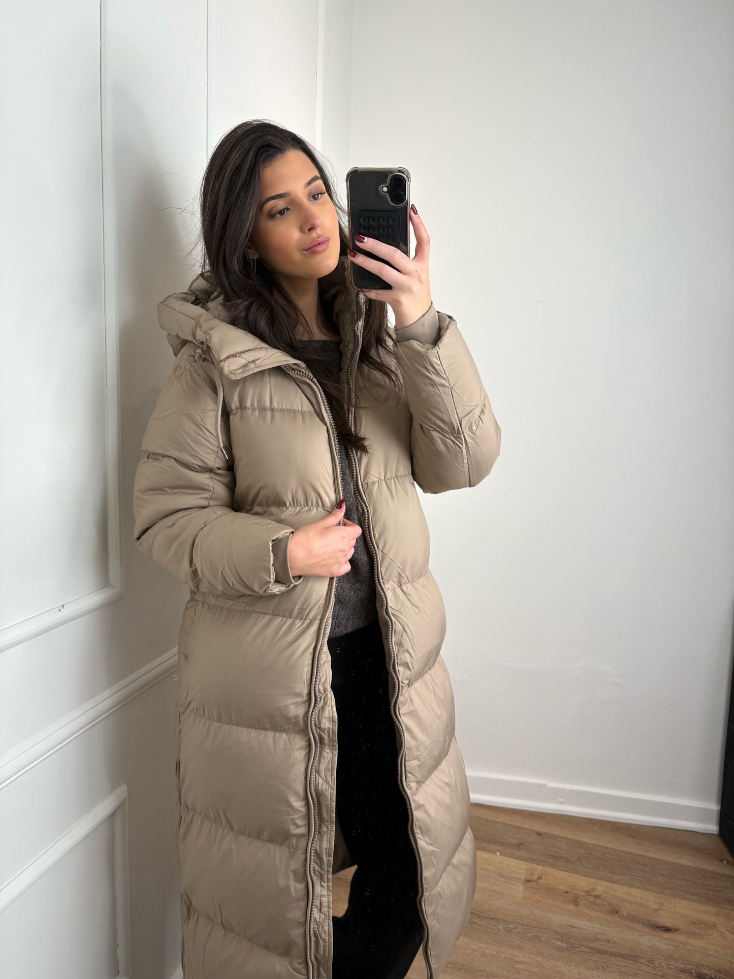 Winter Jas Taupe