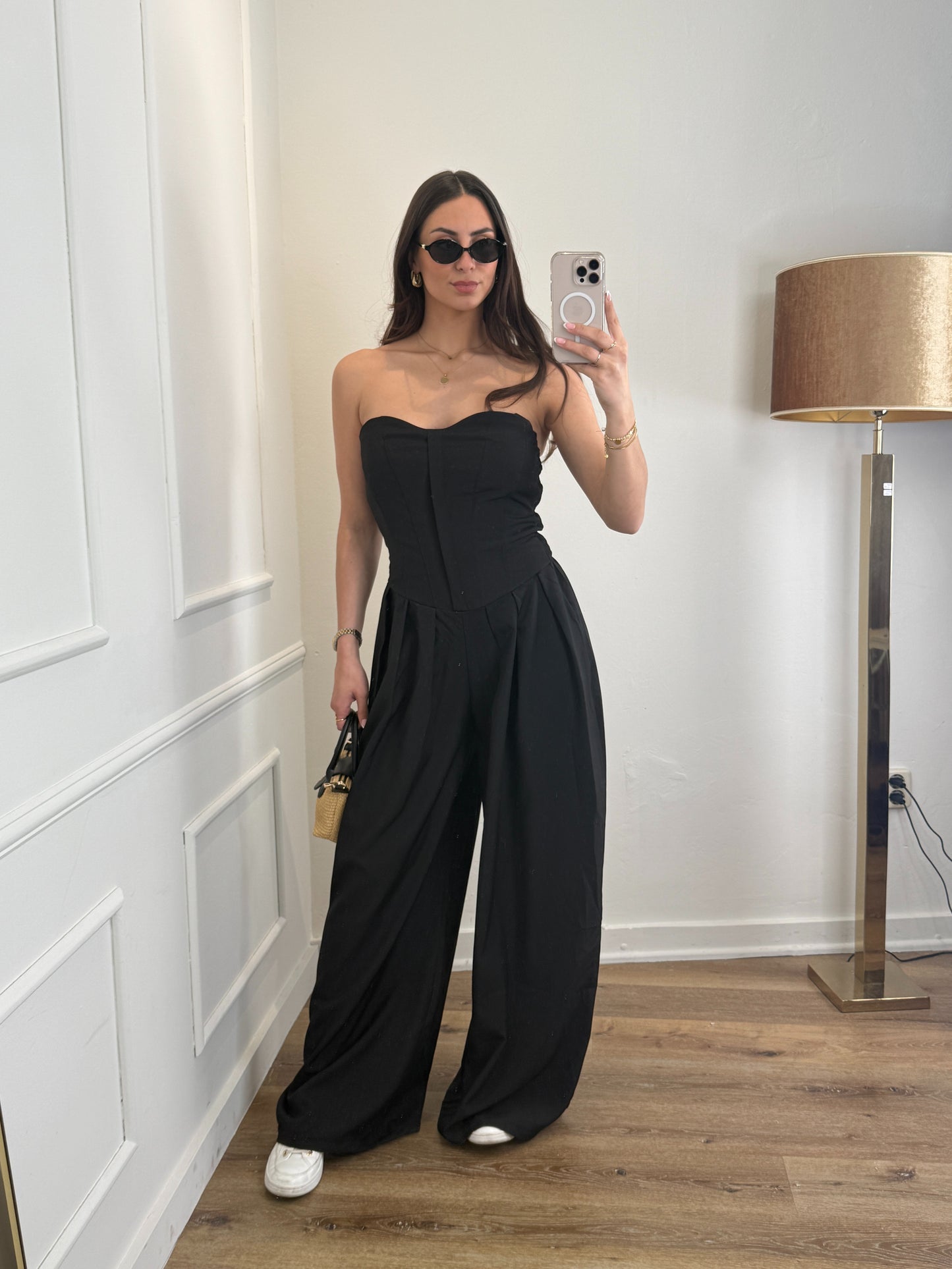 Ellie jumpsuit zwart