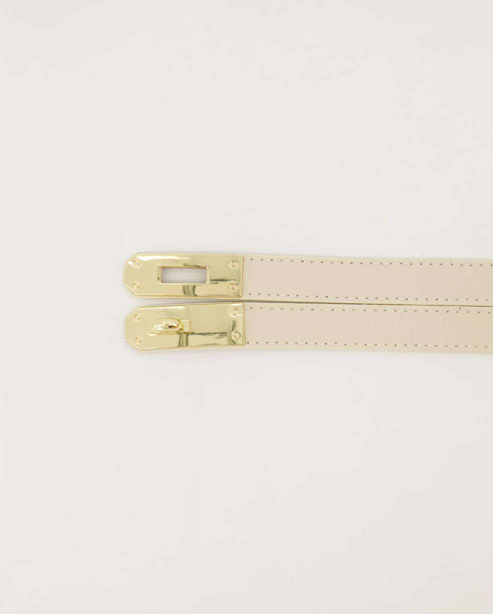 Verstellbarer Gürtel Beige