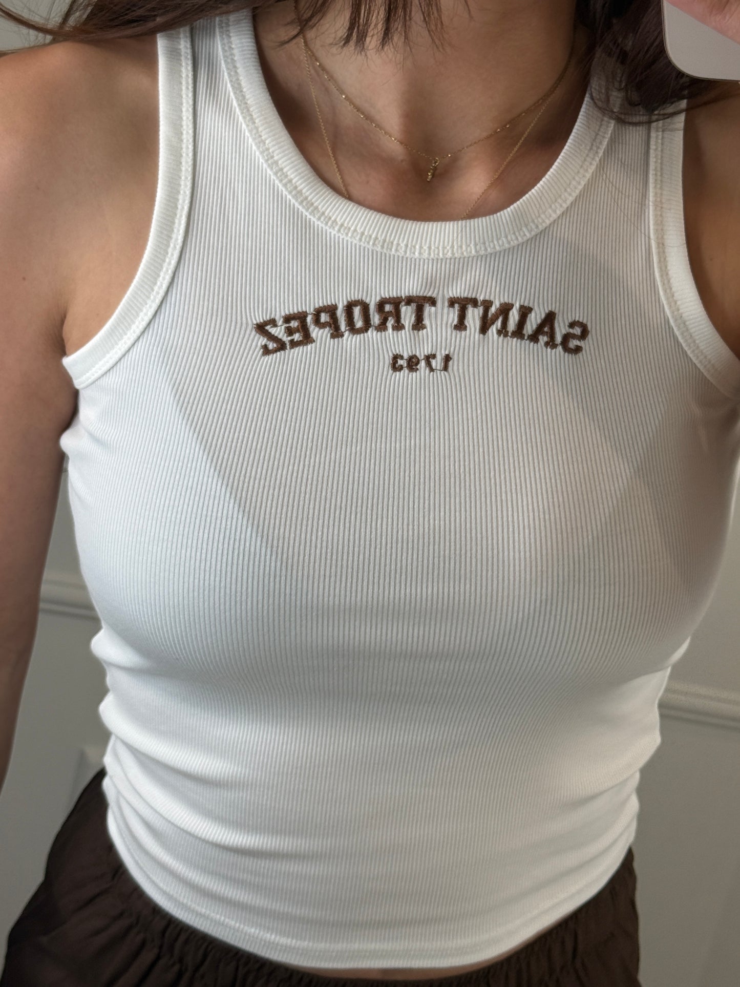 Saint Tropez Tank Top - bruin