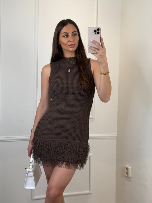 Babs dress brown