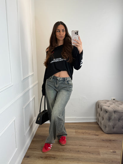 Beau barrel Jeans Washed Blue