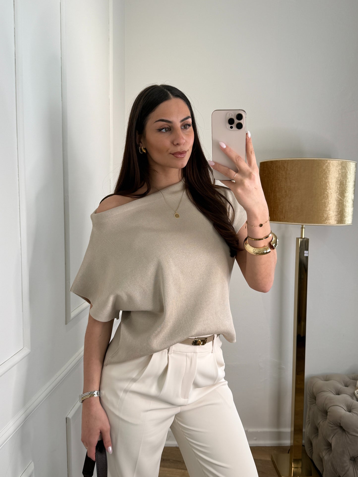 Isabella top beige