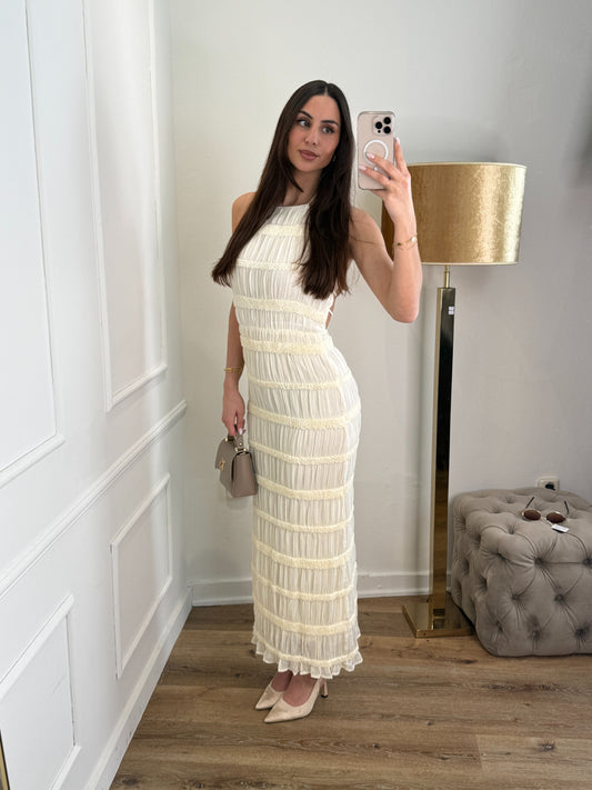 Elodie Summer Jurk Creme