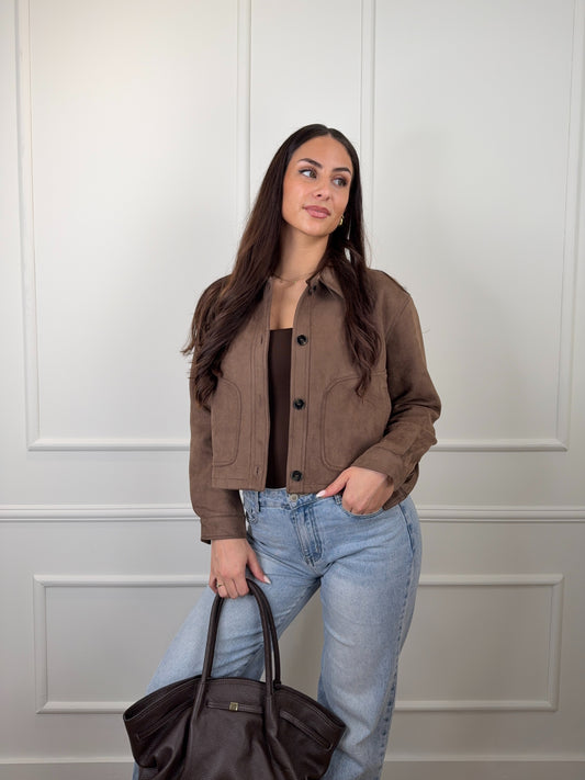 Simone jacket suede