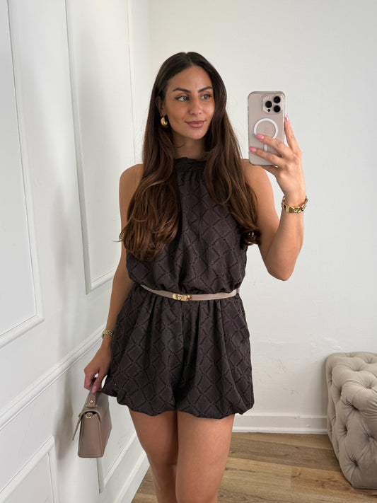 Merel Playsuit Bruin