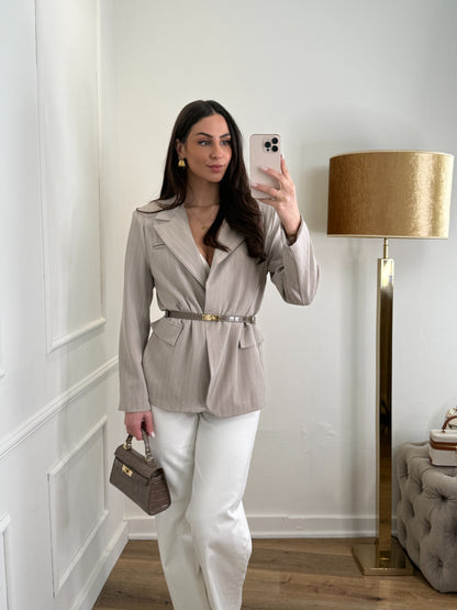 3 ways blazer - taupe