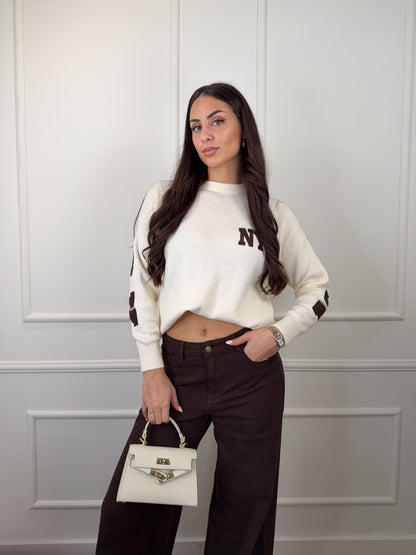 NYC trui beige