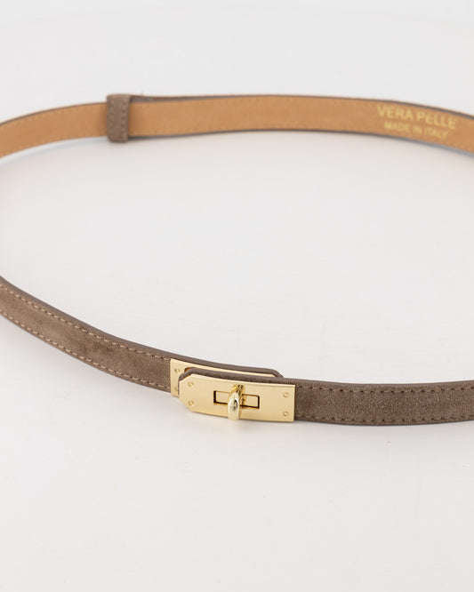 Addison - taupe suede