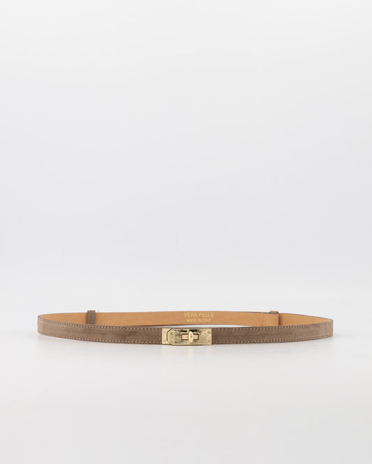 Addison - taupe suede