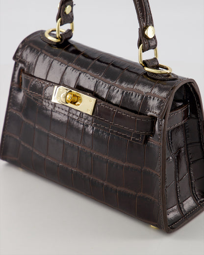 Grace tas bruin croco