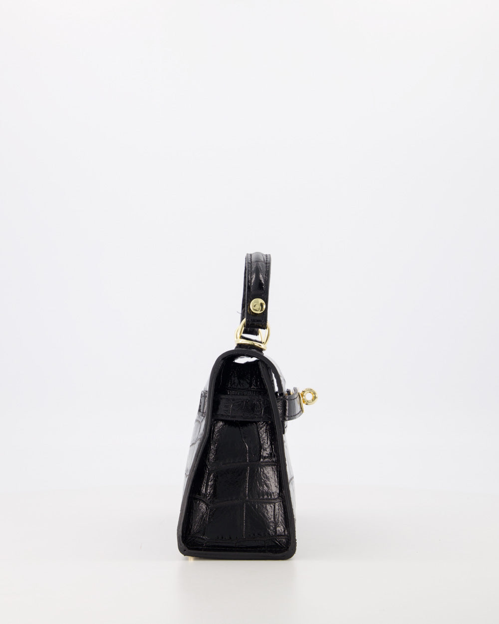 Grace Tas Zwart Croco