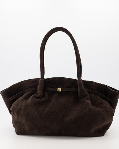 Cece tas - suede bruin