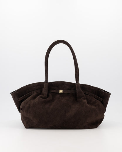 Cece tas - suede bruin