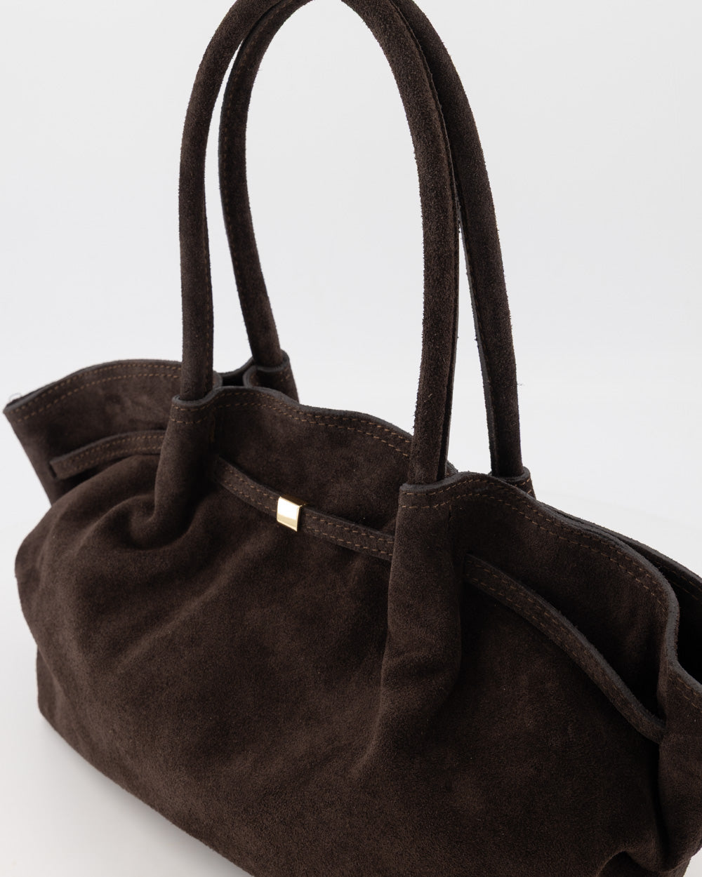 Cece tas - suede bruin