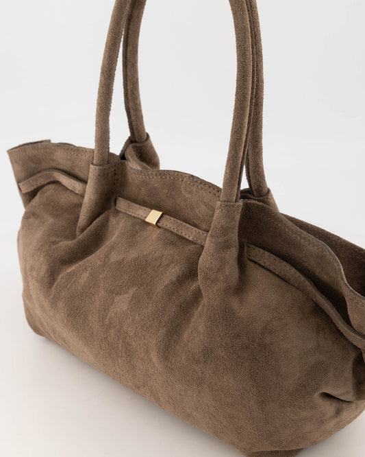 Coline Tas Taupe Suede