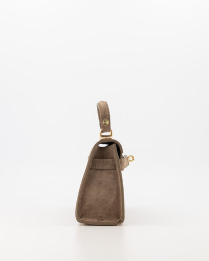 Grace Tas - suede taupe