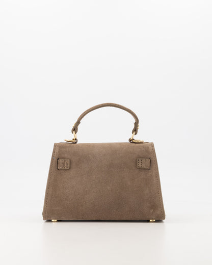 Grace Tas - suede taupe