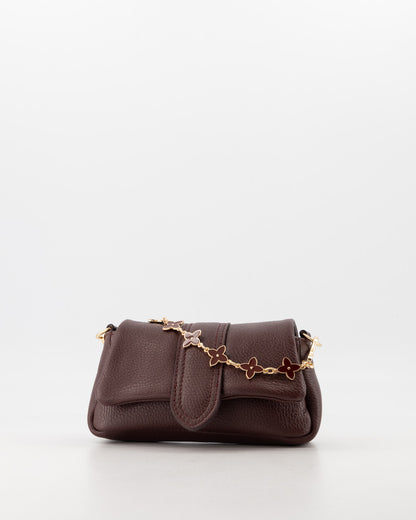 Kristy bag charm - bordeaux