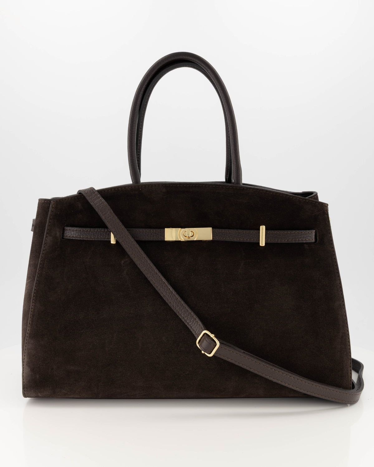 Braga Tas Donkerbruin Suede