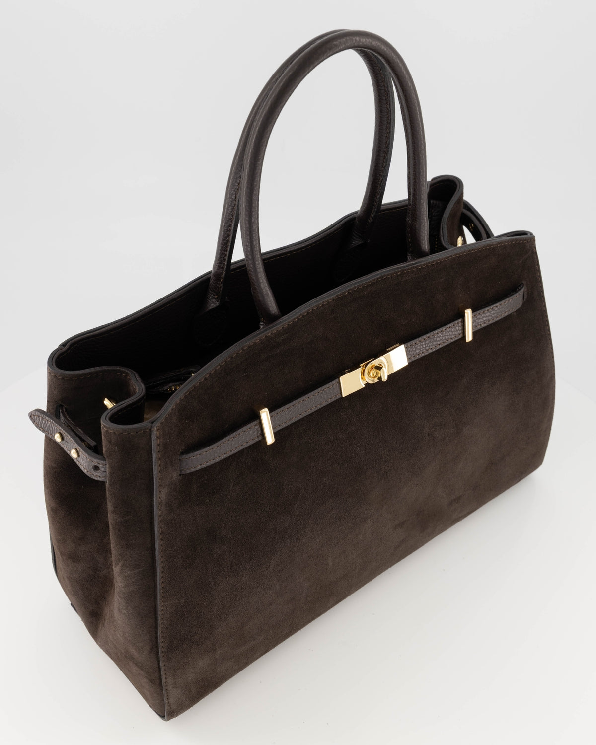 Braga Tas Donkerbruin Suede