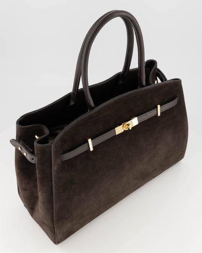 Braga Tas Donkerbruin Suede