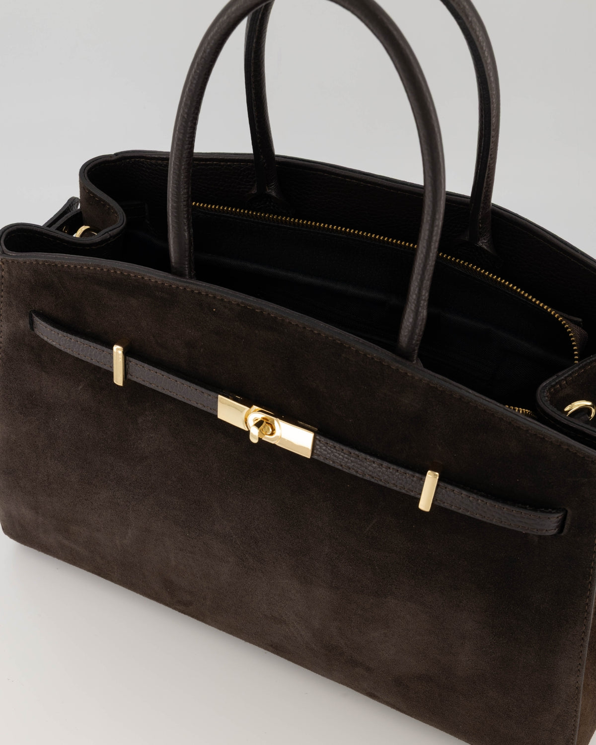 Braga Tas Donkerbruin Suede