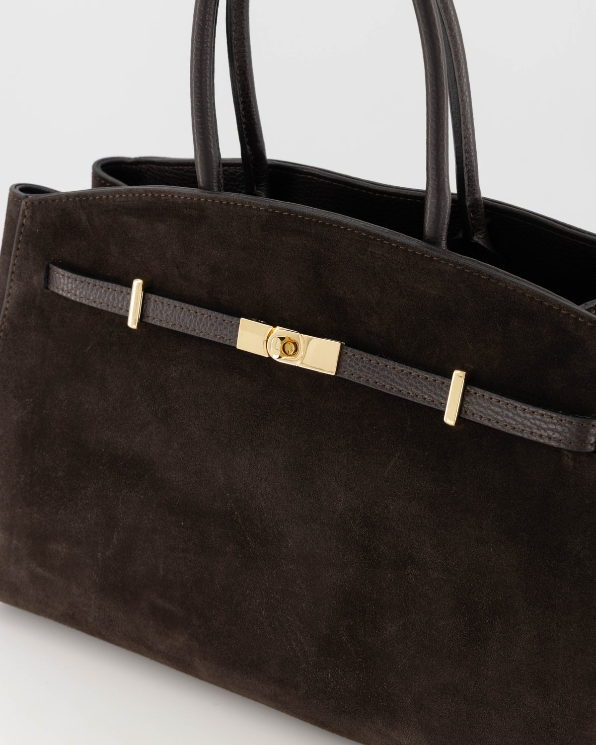 Braga Tas Donkerbruin Suede